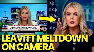 Reporters STUNNED as Leavitt COLLAPSES Mid Interview Over Lawsuit LEAK