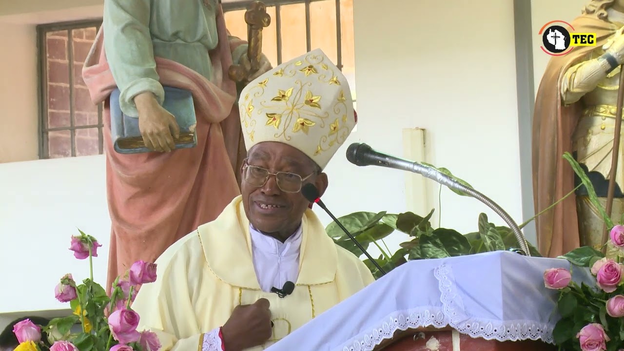 HOMILIA YA ASKOFU MKUU MSTAAFU LEBURU WAKATI WA MISA YA JUBILEI MIAKA 25 YA UAPDRE ASKOFU LAGWEN