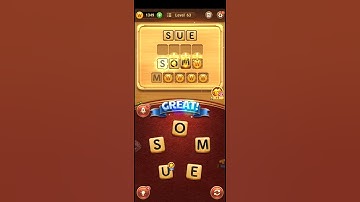 Word Connect Puzzle Level 63 Walkthrough [Bonus Words & Answers]