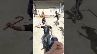 ⚔️ GTA 5: Wild street fight!😱 Nobody expected this ending… #shorts
