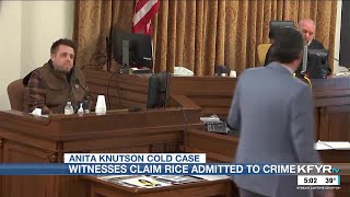 Pair of witnesses say Nichole Rice admitted to killing Anita Knutson