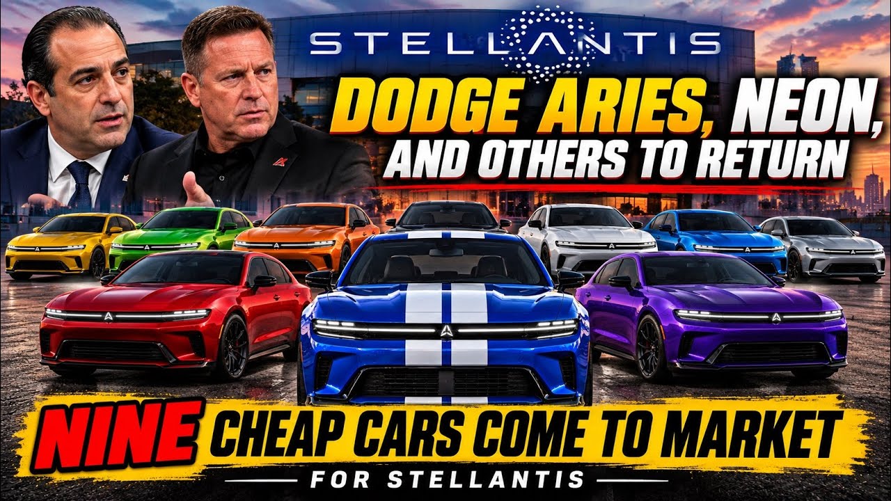 Dodge Aries, Neon, Stratus & More Set To Return Renders Of Potential Aries/Neon