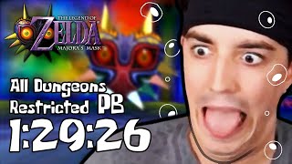 Majoras Mask All Dungeons Restricted Speedrun in 1:29:26