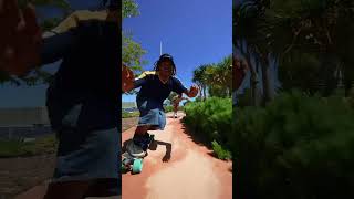 Flying on big wheels