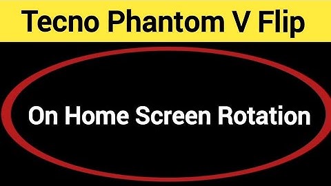 How to turn on home screen rotation, Tecno Phantom V flip me home screen auto rotation on off kaise
