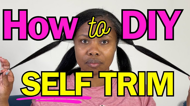 Don’t Get Bullied Into Cutting More Than You Want. Learn This Quick & Easy Way To Trim Your Own Hair