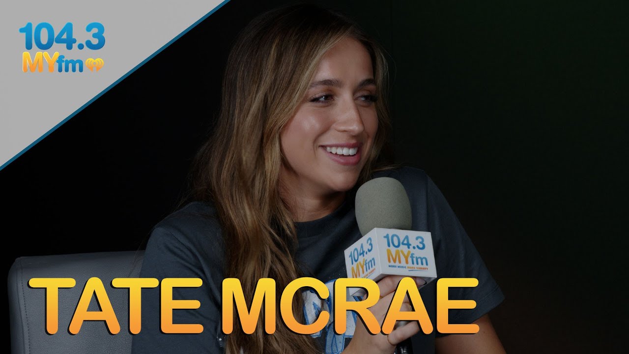 Tate McRae stops by 104.3 MYfm to chat Building Confidence, TikTok, and New Music with Jon Comouche