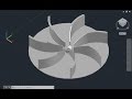 AutoCAD 3D Water Pump, How To Draw Water Pump On AutoCAD Training