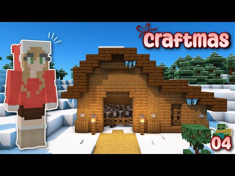 I Built a Winter Barn! ⛄ | Craftmas Ep 04
