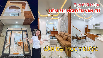 Bán Nhà Cần Thơ - Nhà lầu mới đẹp hẻm 311 Nguyễn Văn Cừ, gần đại học y dược - Nhà Đẹp Cần Thơ 