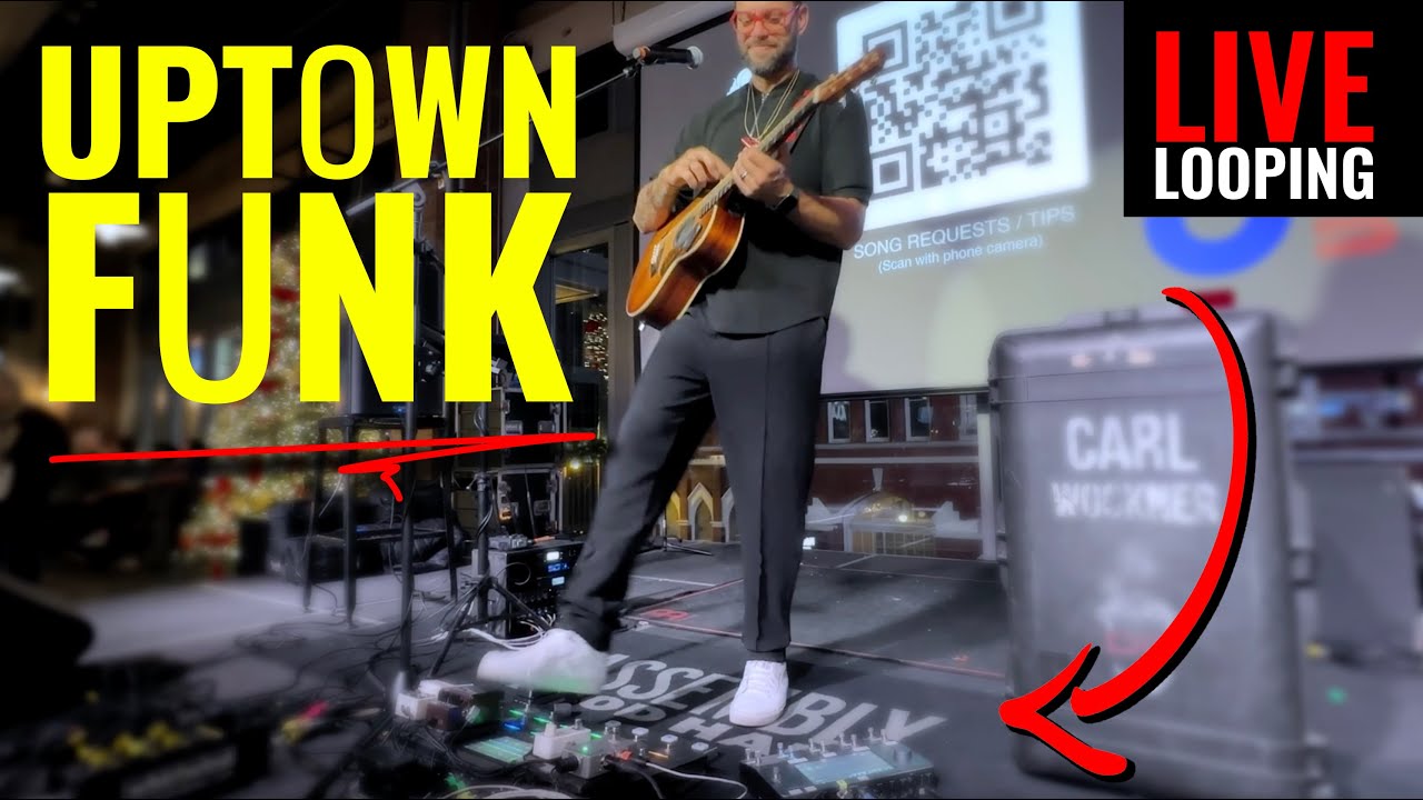 UPTOWN FUNK - Live Looping Version by Carl Wockner