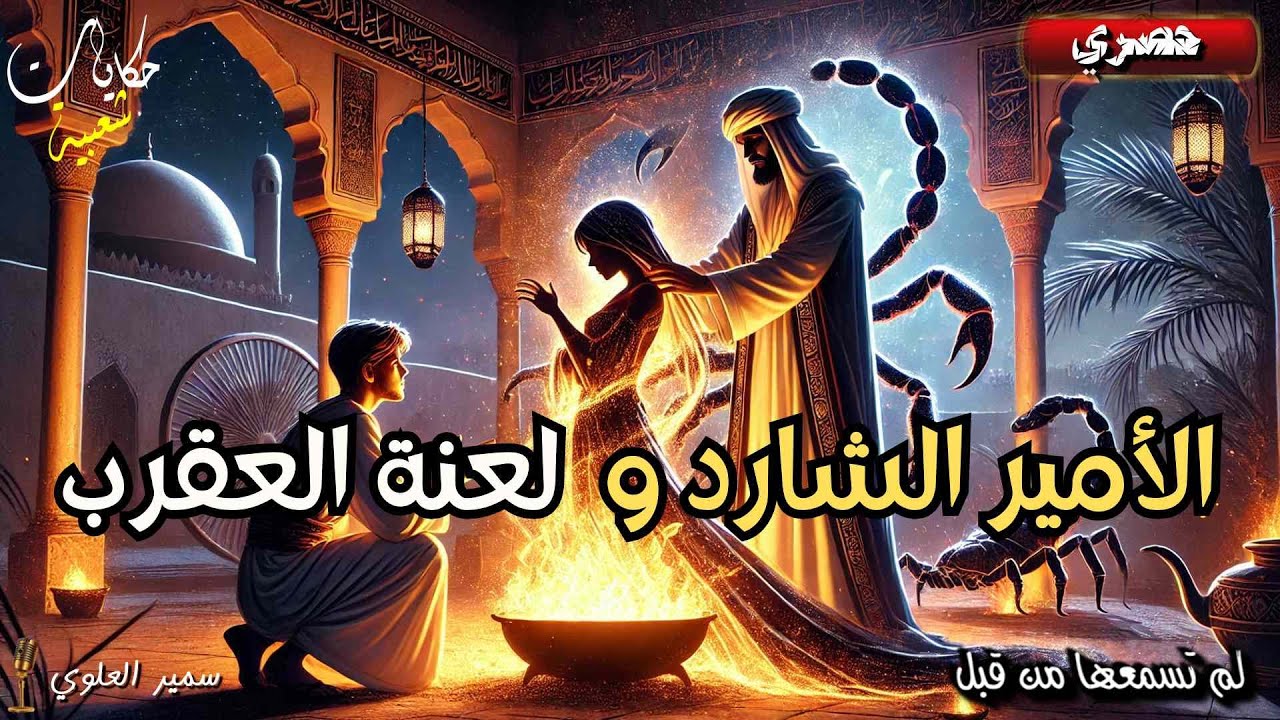 طرده أبناء عمه فهام على نفسه  في الصحراء و  استطاع أن يخلص أميرة من  لعنة العقرب ..