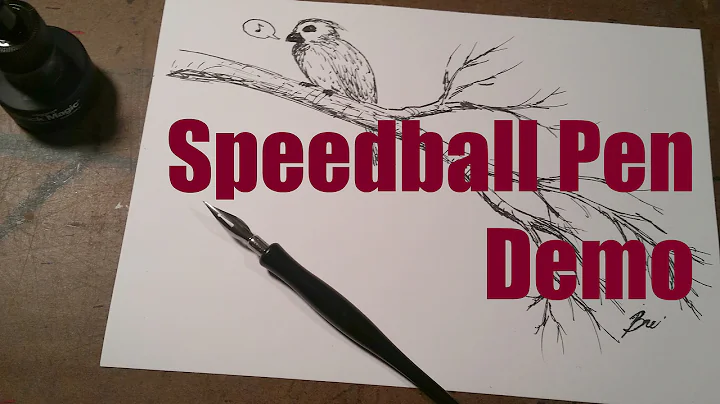 Speedball Pen Demo