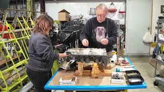 Lycoming Narrow Deck 360 E03 Narrow Deck. Crankcase Assembly