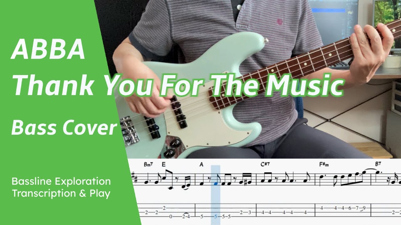 ABBA - Thank You For The Music - Bass Cover