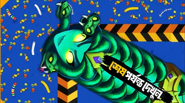 🐍WORMSZONE.IO | Giant Slither Snake Top 01 🏆 | Epic Worms Zone Biggest Snake Gameplay! | Gaming Live