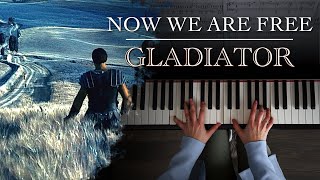 Now We Are Free - GLADIATOR | Piano cover + Sheet music