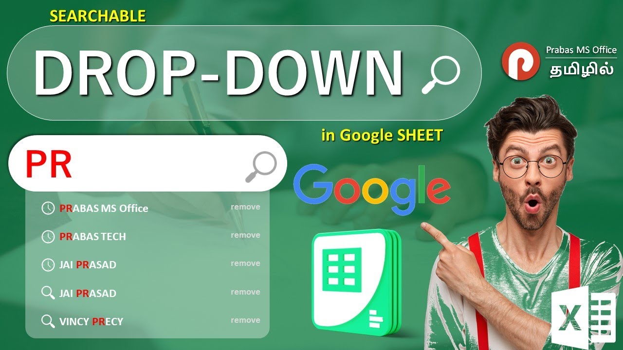 How to Create a Drop Down List in Google Sheet and Microsoft Word - YouTube