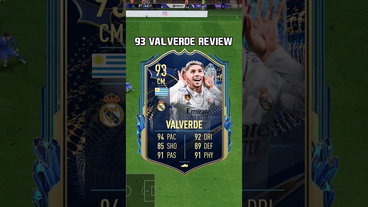 93 TOTS Valverde Review in FIFA 23 