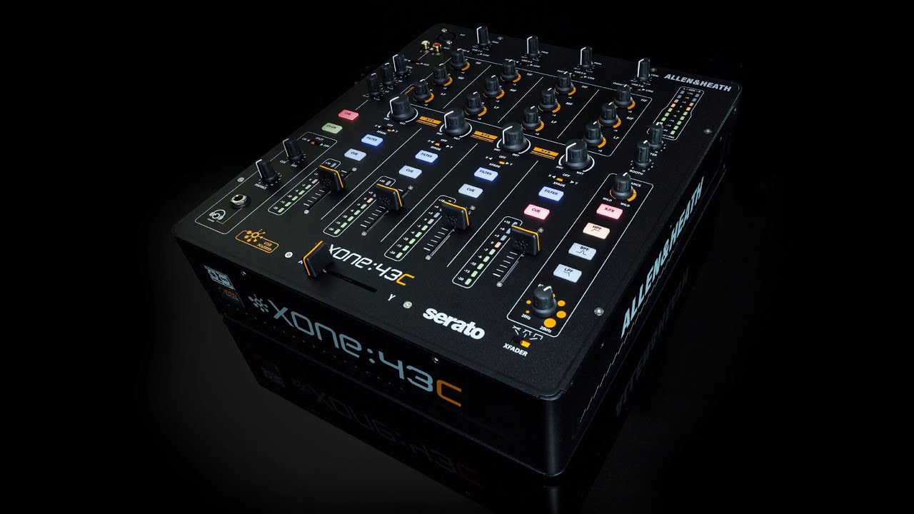 Allen & Heath | Xone:43C 4+1 Channel DJ Mixer with Soundcard - YouTube