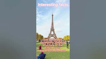 Did you know that the Eiffel Tower can be 15 cm taller during the summer?