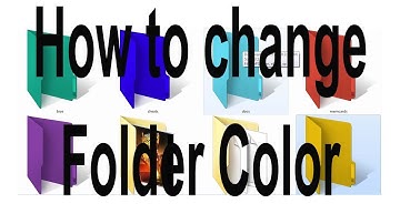 how to change folder color in windows 7
