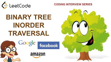 Binary Tree Inorder Traversal | Amazon Google Facebook interview question |  Leetcode medium