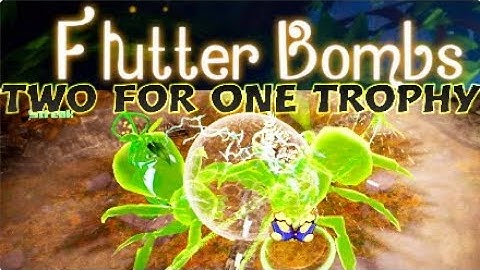 FLUTTER BOMBS Guide, Two for One Trophy, Kill two spiders W/ one bomb, Ps4 PrO