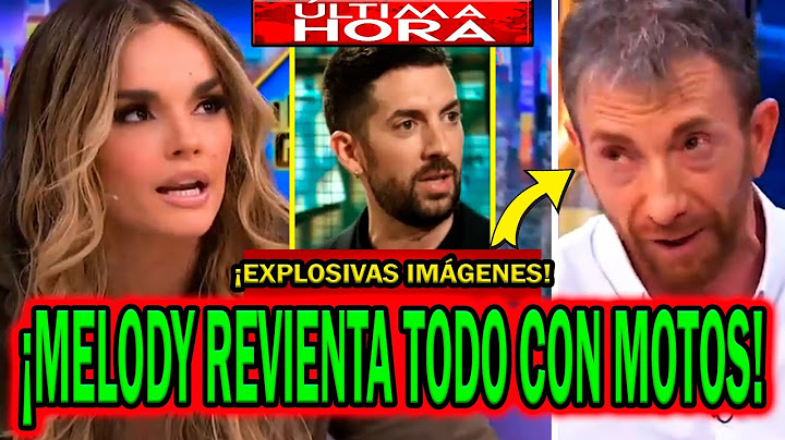💥EXPLOSIVAS IMÁGENES! MELODY Y PABLO MOTOS REVIENTAN TODO EN EL HORMIGUERO TRAS DAVID BRONCANO Y TVE