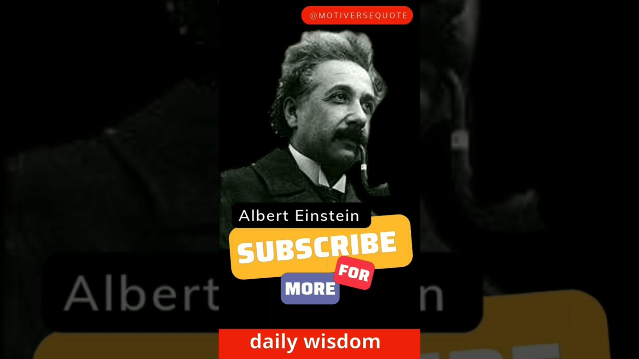 Albert Einstein's Wisdom: Striving for Value Instead of Success