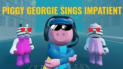 Piggy Georgie Sings Impatient | ROBLOX MUSIC VIDEO ANIMATION #shorts