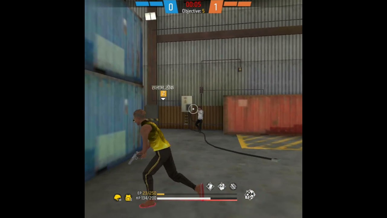 1vs2 loan walle free fire short video 🥀