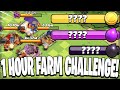 How Much Loot Can I Farm with NO HEROES in 1 Hour? - Clash of Clans