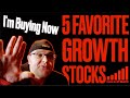 Top 5 Favorite Growth Stocks I'm Buying Now for 2021 and Beyond! 🚀💰