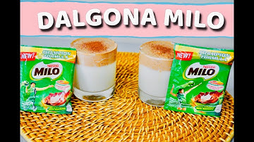 How to make DALGONA MILO with your kids at home. Easy & simple recipe (ECQ EDITION)