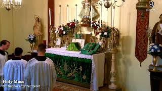 Sunday Mass: 11:30 AM EASTERN TIME (ET)