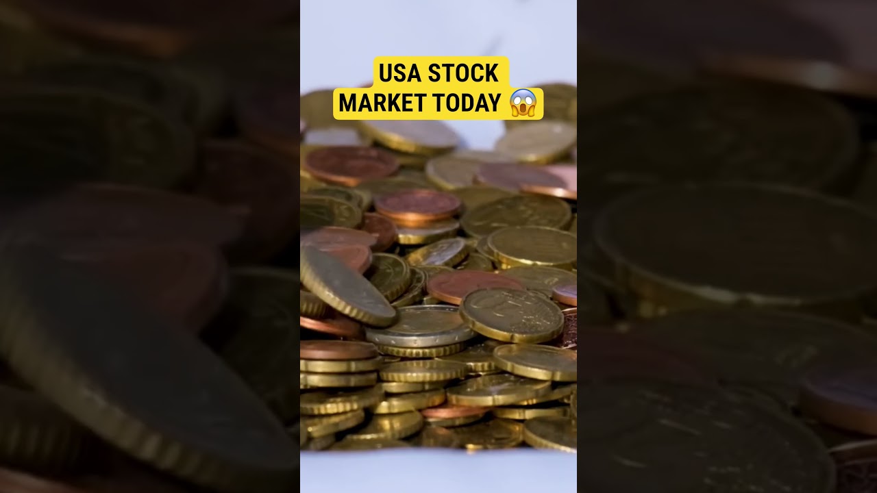 USA STOCK MARKET TODAY 😱 
