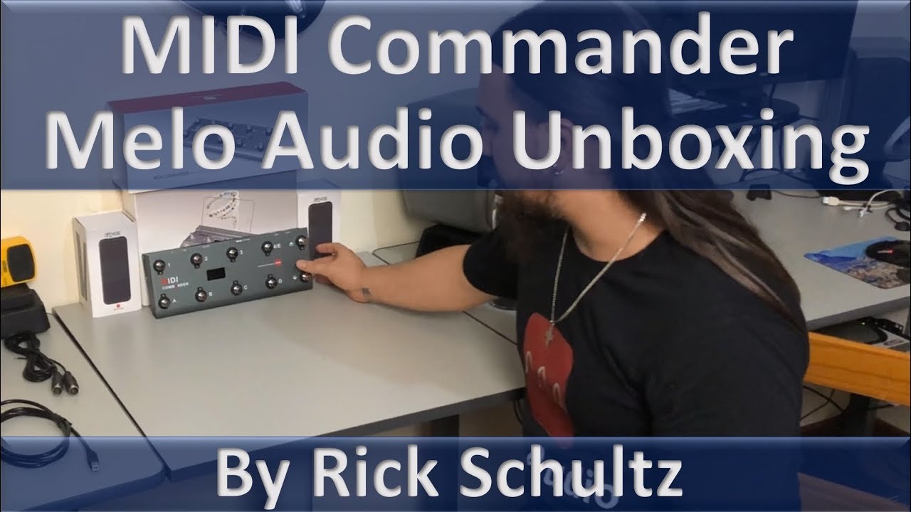 MIDI Commander (Melo Audio) Unboxing and Hands On by Rick Schultz - YouTube