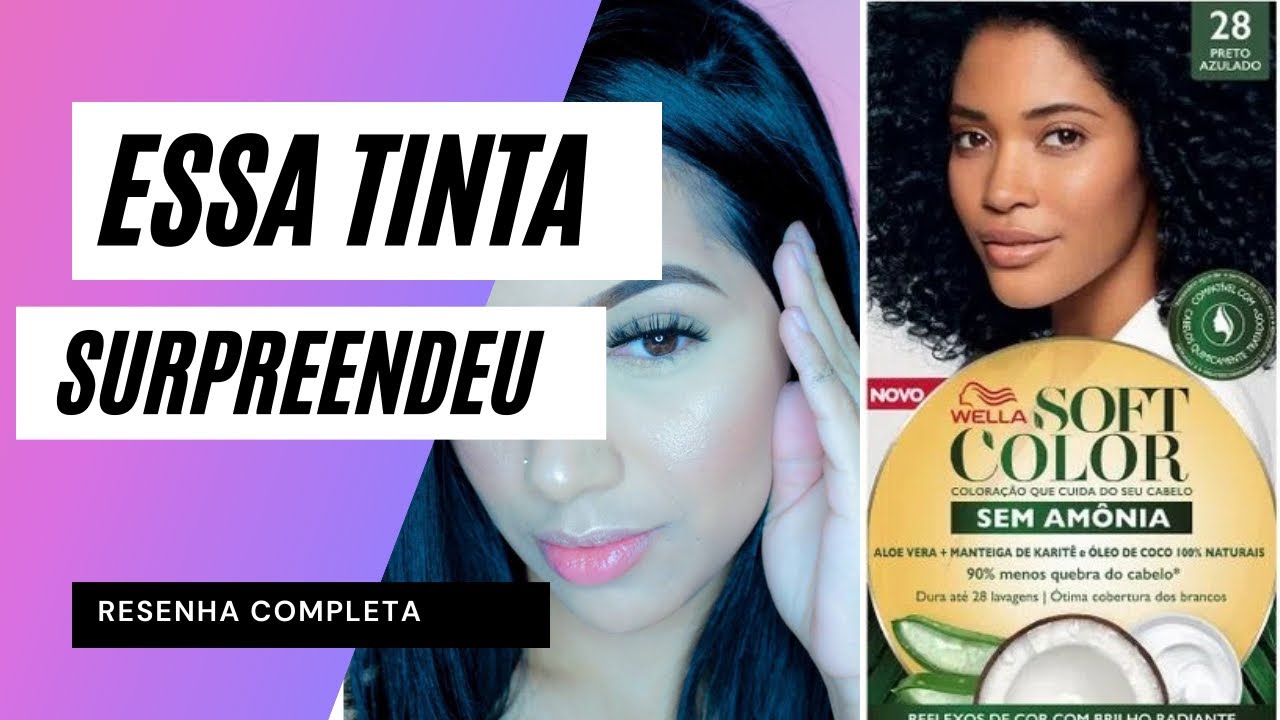 TINTA PRETO AZULADO SOFT COLOR - RESENHA