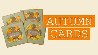 Collected Crafty Collabs Hop || Autumn Cards With Tonic Craft Kit 27