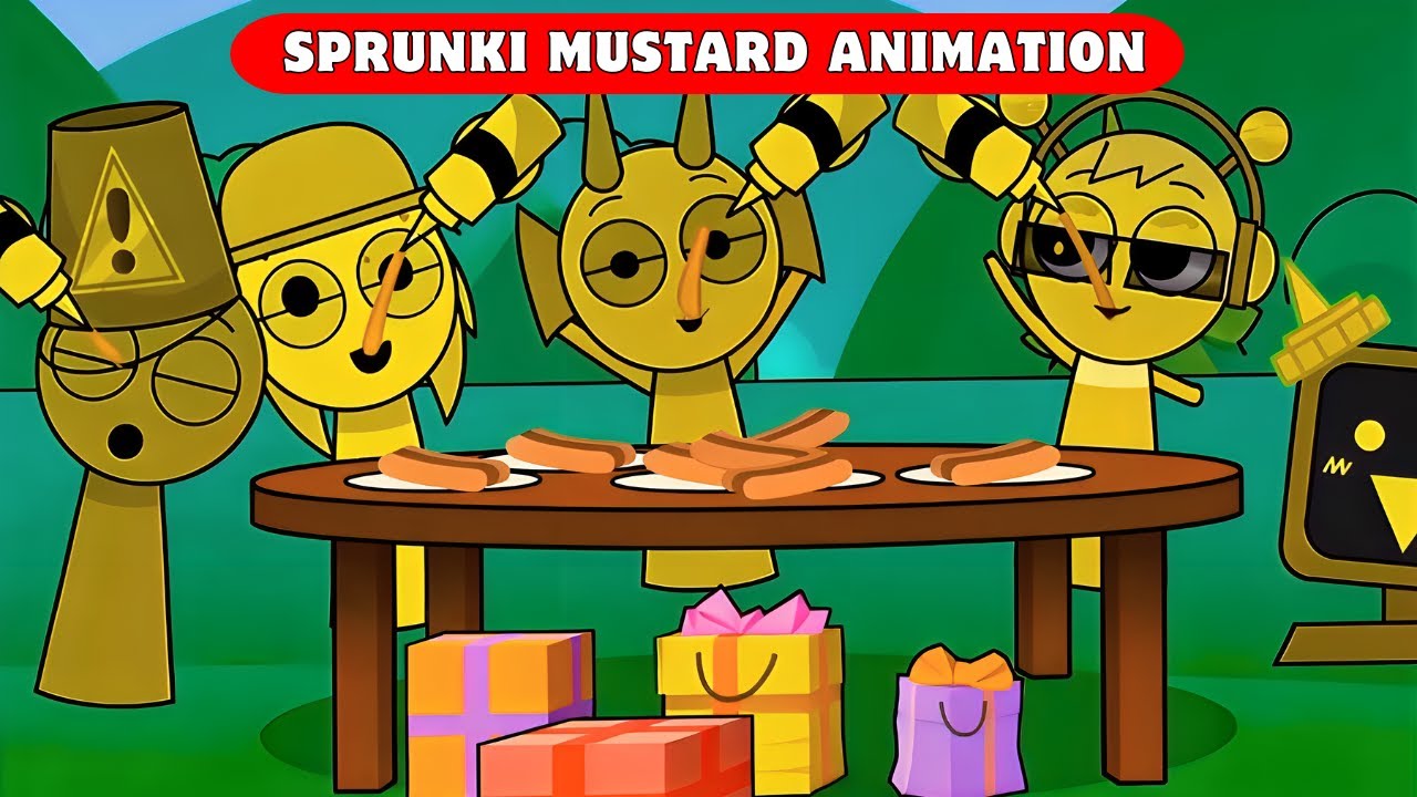 Mustard Animation The SAD STORY of SPRUNKI MUSTARD... (Cartoon Animation) Short Video ...