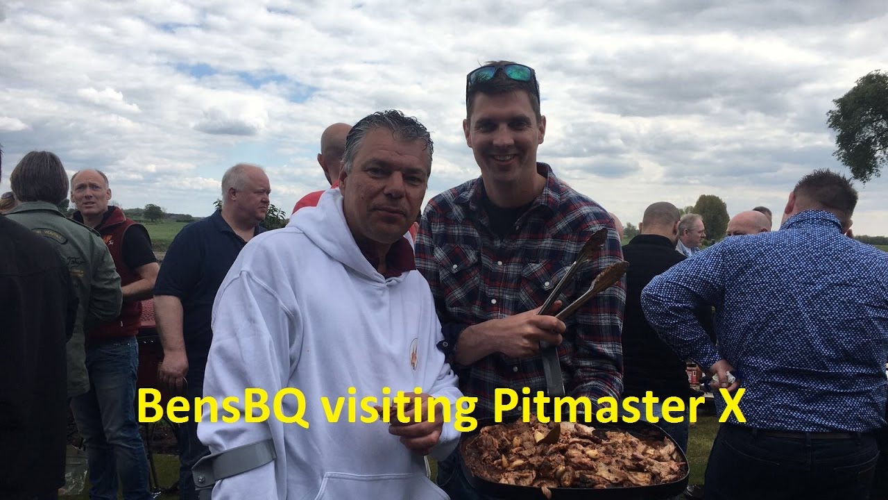 BensBQ op bezoek bij (visiting) Pitmaster X - Eric Gephart, the Dutch Kamado Joe block party