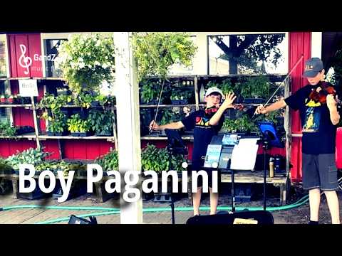 Violin Duet - Busking - Ortonville Farmers Market