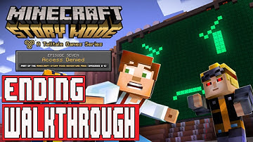 Minecraft Story Mode Episode 7 Gameplay Walkthrough Ending Part 3 (No Commentary) FULL GAME