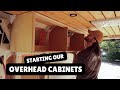 Building STRONG & LIGHTWEIGHT Upper Cabinets - Part 1 | Van Life Build
