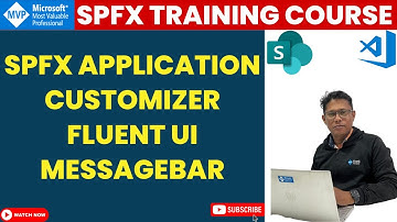 SPFx Application Customizer -  Fluent UI Message Bar