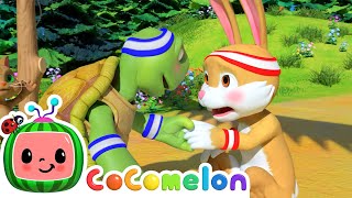 The Tortoise and the Hare! | CoComelon Furry Friends | Animals for Kids