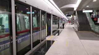 20170421 桃捷Taoyuan Metro 511次普通車 機場第一航廈站 離站