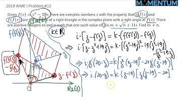 2019 AIME I Problem #12