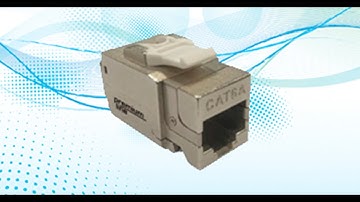 Premium-Line Category 6A 90° Shielded Die-casting Keystone Jack, Slim Type: installation tips